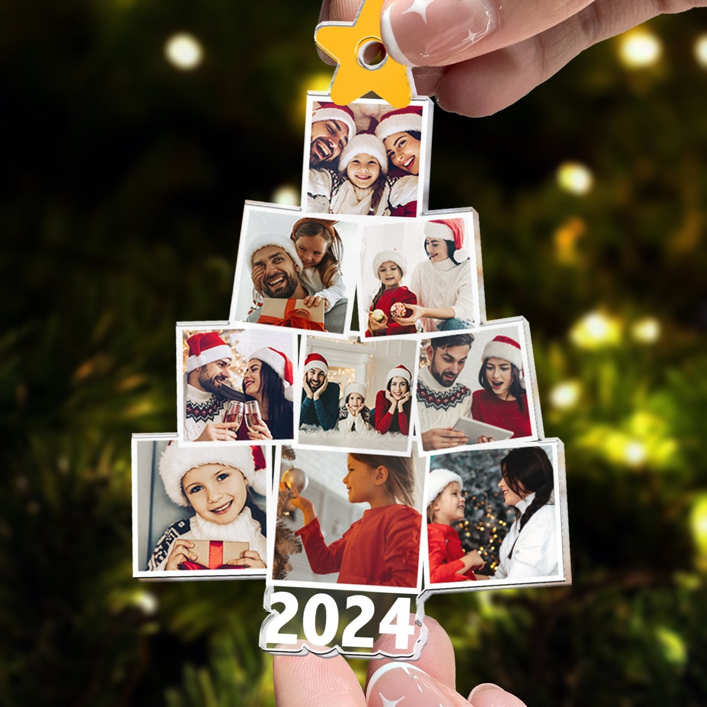 Adorno Navideño - Recuerdos Personalizados para Tu Familia - Compra 1 y Llévate 2