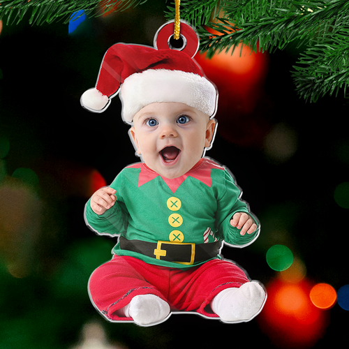 Foto personalizada El milagro de la vida - Adorno personalizado para la familia - Compra 2 y Llévate 3 + Envío Gratis
