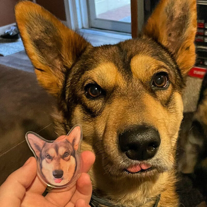 Coque de Téléphone Personnalisée avec le Visage de Votre Animal