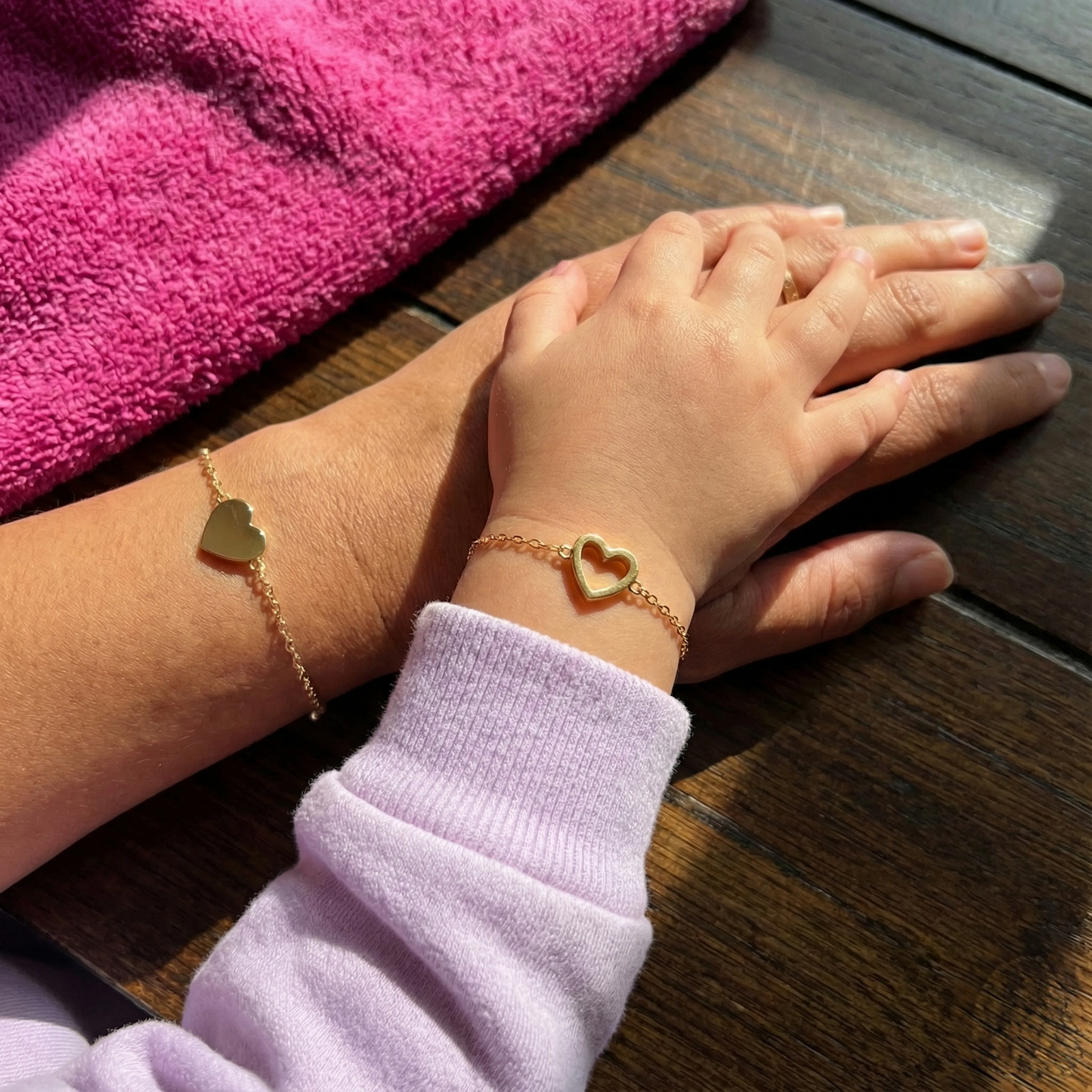Pulseras Corazón Conectado – Madre e Hija