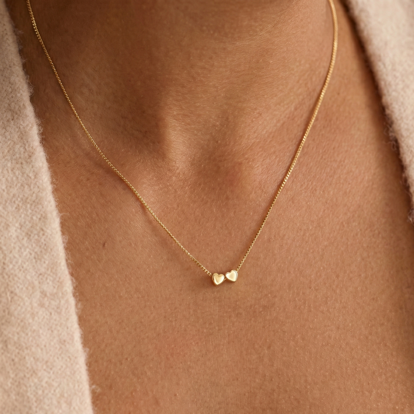Collier Cœur d'Amour – Un symbole éternel (Jusqu'à 10 initiales)