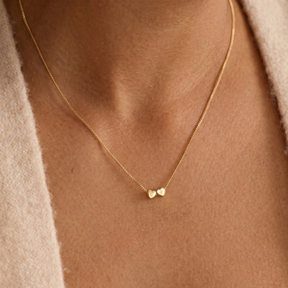 Collier Cœur d'Amour – Un symbole éternel (Jusqu'à 10 initiales)