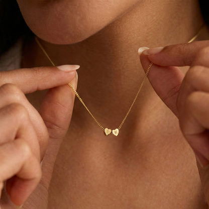 Collier Cœur d'Amour – Un symbole éternel (Jusqu'à 10 initiales)