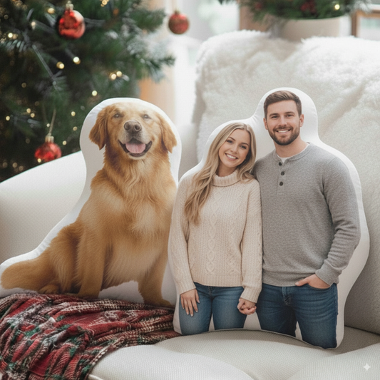 Almohada de Relieve Personalizada con Foto – Un Amor en Forma de Abrazo