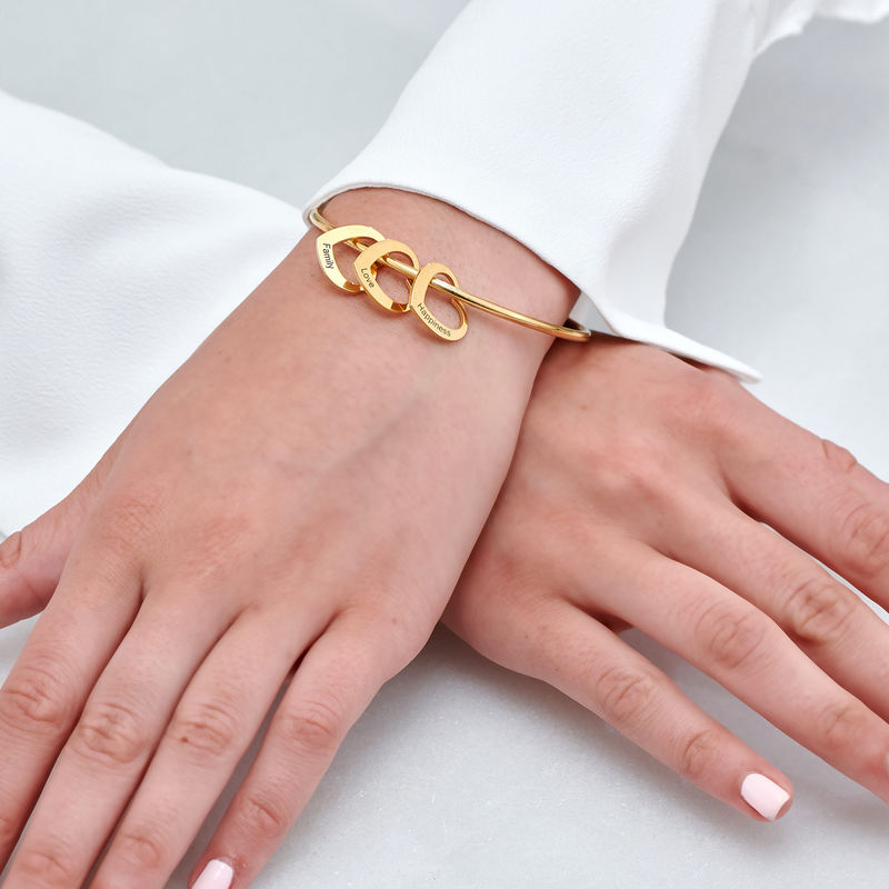 Bracelet « Cœur de Maman » – Vos Amours Toujours avec Vous (Jusqu'à 8 Prénoms)