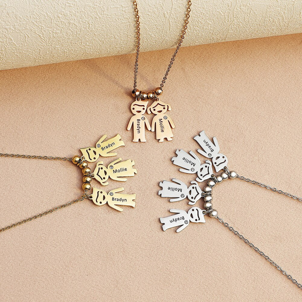 Collier « Trésors de Maman » – Les Amours de Votre Vie Toujours Près du Cœur