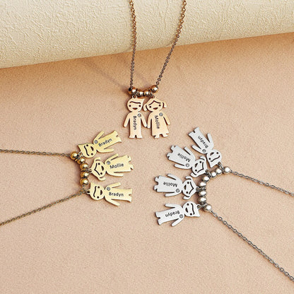 Collier « Trésors de Maman » – Les Amours de Votre Vie Toujours Près du Cœur