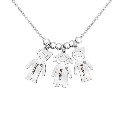 Collier « Trésors de Maman » – Les Amours de Votre Vie Toujours Près du Cœur