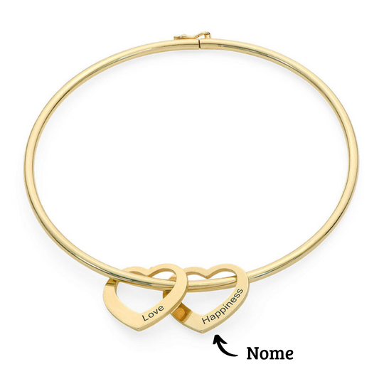 Bracelet « Cœur de Maman » – Vos Amours Toujours avec Vous (Jusqu'à 8 Prénoms)