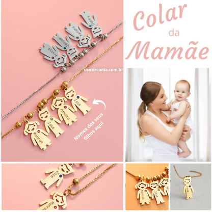 Collier « Trésors de maman » – Les êtres chers de votre vie, toujours près de votre cœur