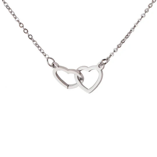 Ours Pivotant avec Rose + Collier Cœur Personnalisé