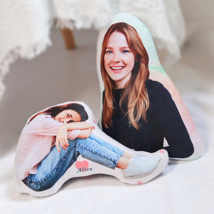 Almohada de Relieve Personalizada con Foto – Un Amor en Forma de Abrazo
