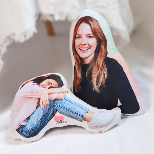 Almohada de Relieve Personalizada con Foto – Un Amor en Forma de Abrazo