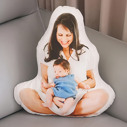 Almohada de Relieve Personalizada con Foto – Un Amor en Forma de Abrazo