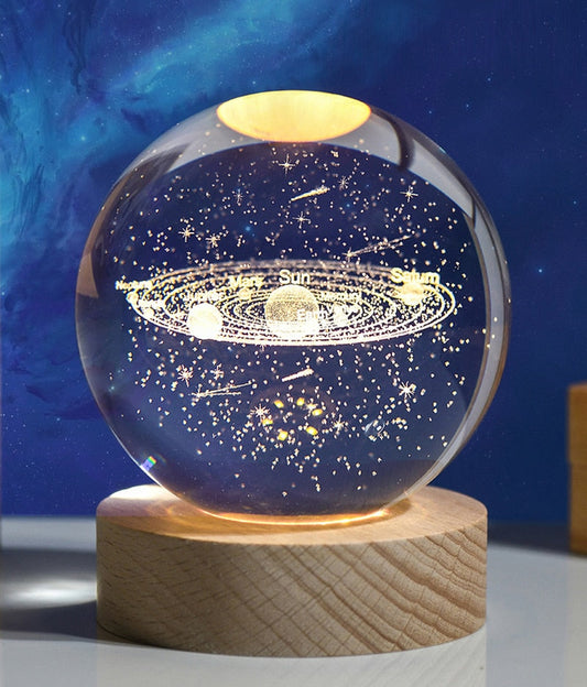 Lampe 3D Solaire Galaxie