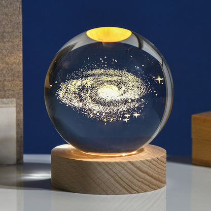 Lampe 3D Solaire Galaxie
