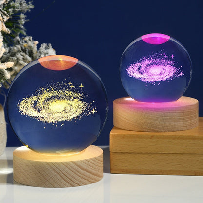 Lampe 3D Solaire Galaxie