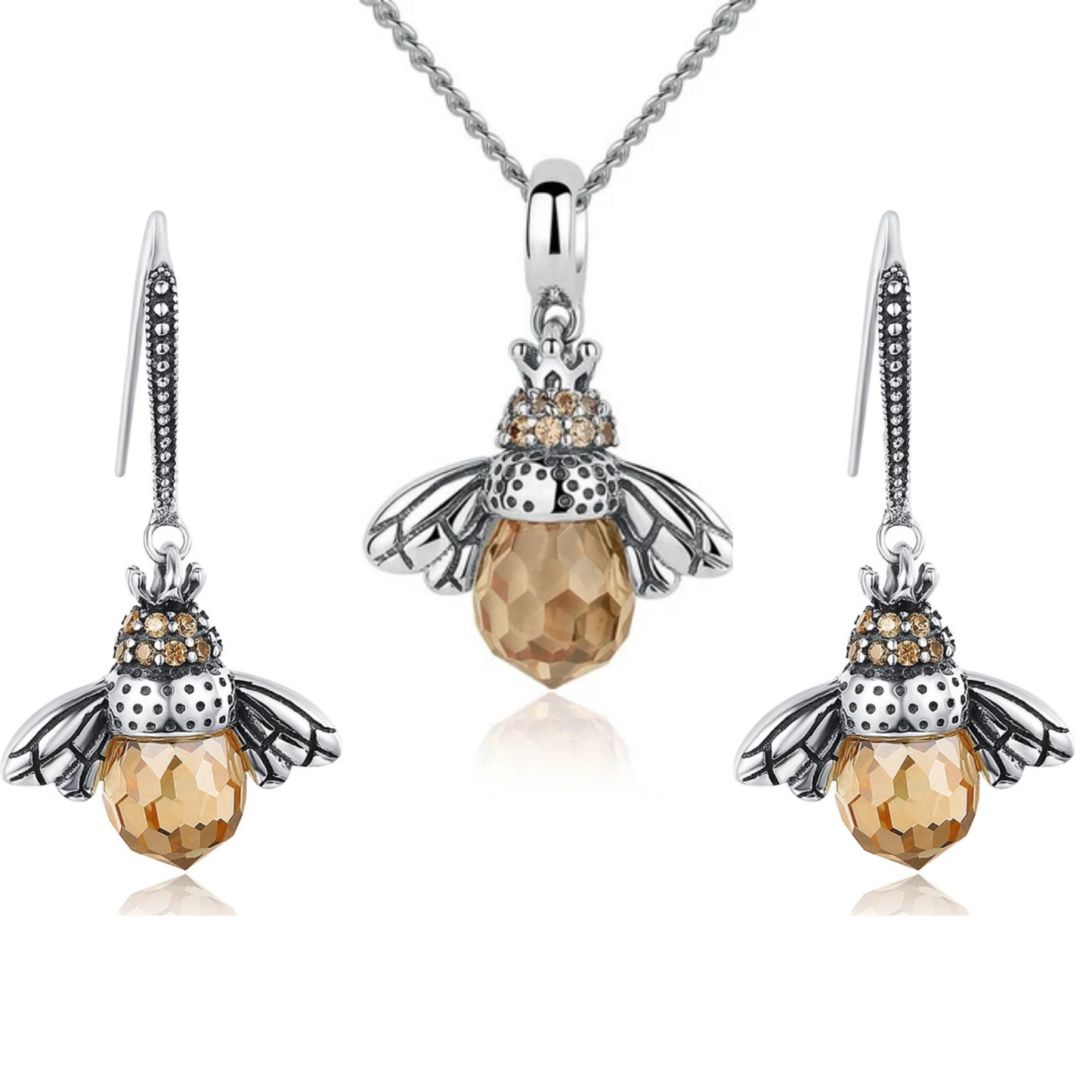 Bijoux Bee Flies - Argent 925 - Pierre de Zircone