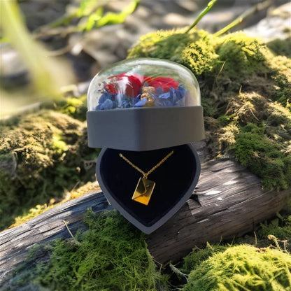 Collier avec Pendentif Enveloppe Personnalisé - Preuve d'Amour