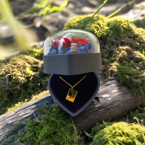 Collier avec Pendentif Enveloppe Personnalisé - Preuve d'Amour