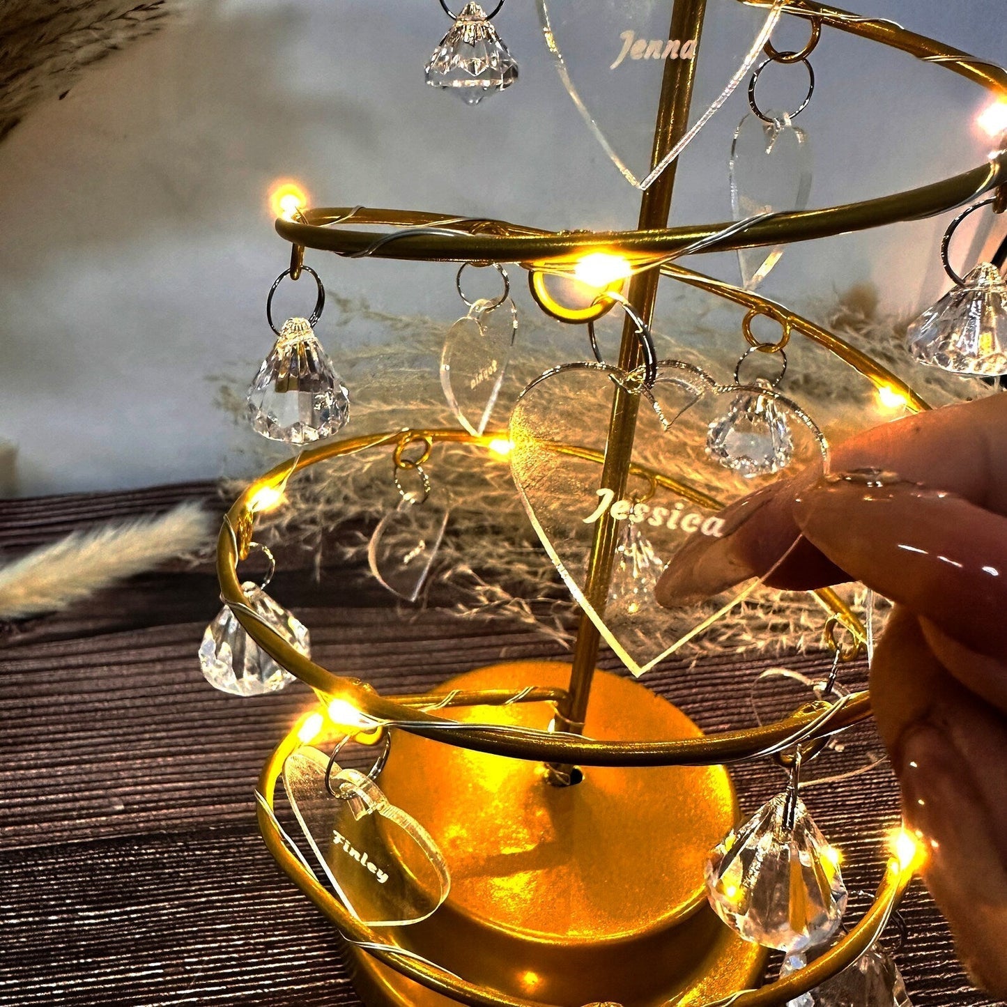 Árbol de Recuerdos Navideños - Estilo Festivo y Personalización Exclusiva
