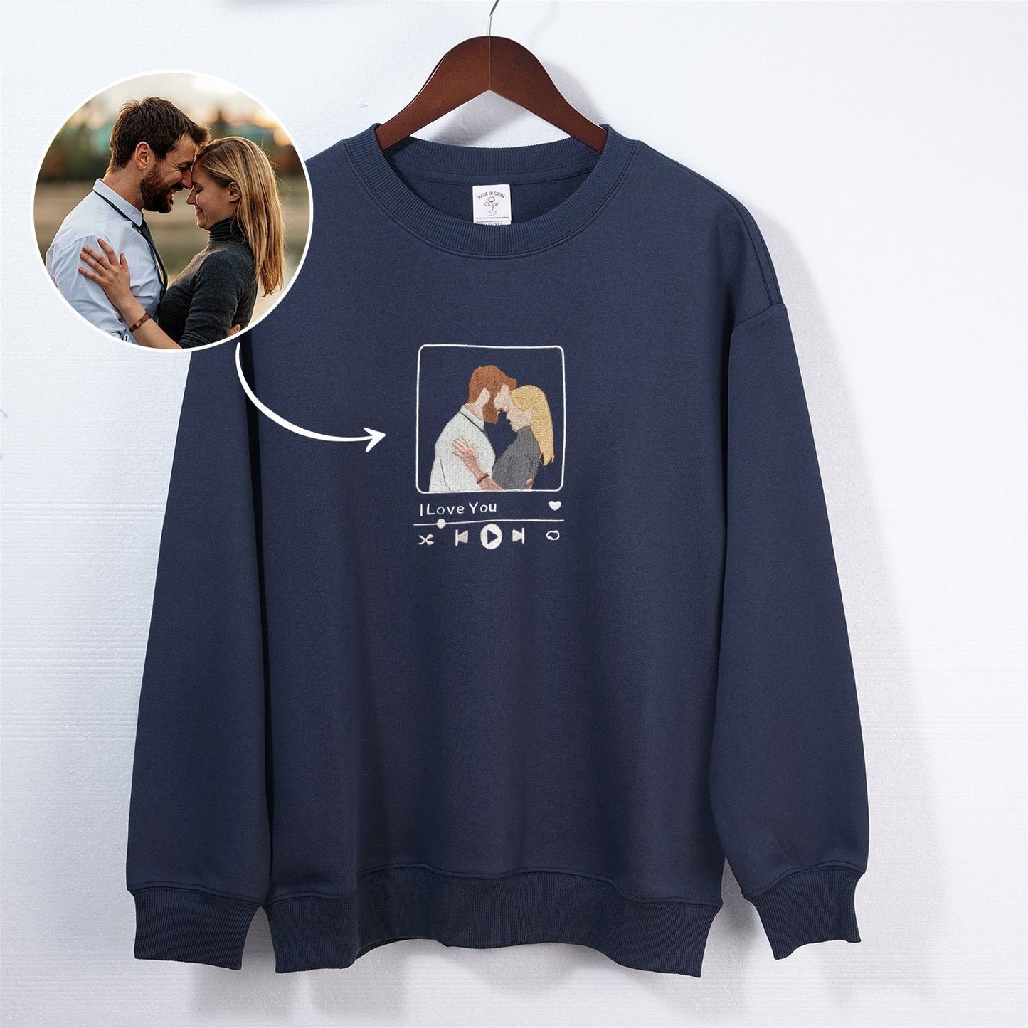 T-shirt et Sweat Personnalisé avec Photo | Le Cadeau Idéal pour Couples et Familles