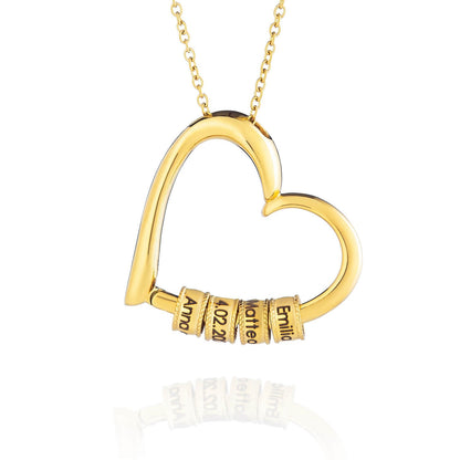 Collier « Amour infini » – Famille unie par le cœur (Personnalisable)