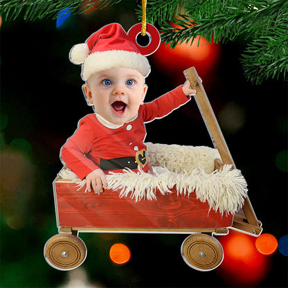 Adorno Personalizado para Árbol de Navidad con Foto - Una Navidad Divertida