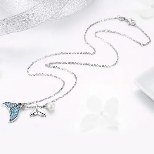 Collar Cola de sirena - Plata 925