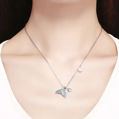 Collar Cola de sirena - Plata 925