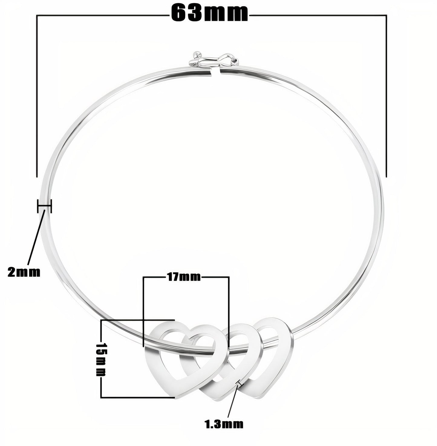 Bracelet « Cœur de Maman » – Vos Amours Toujours avec Vous (Jusqu'à 8 Prénoms)
