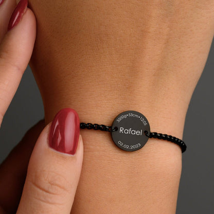✨ Pulsera Medalla Personalizada – Un Detalle Que Cuenta Tu Historia