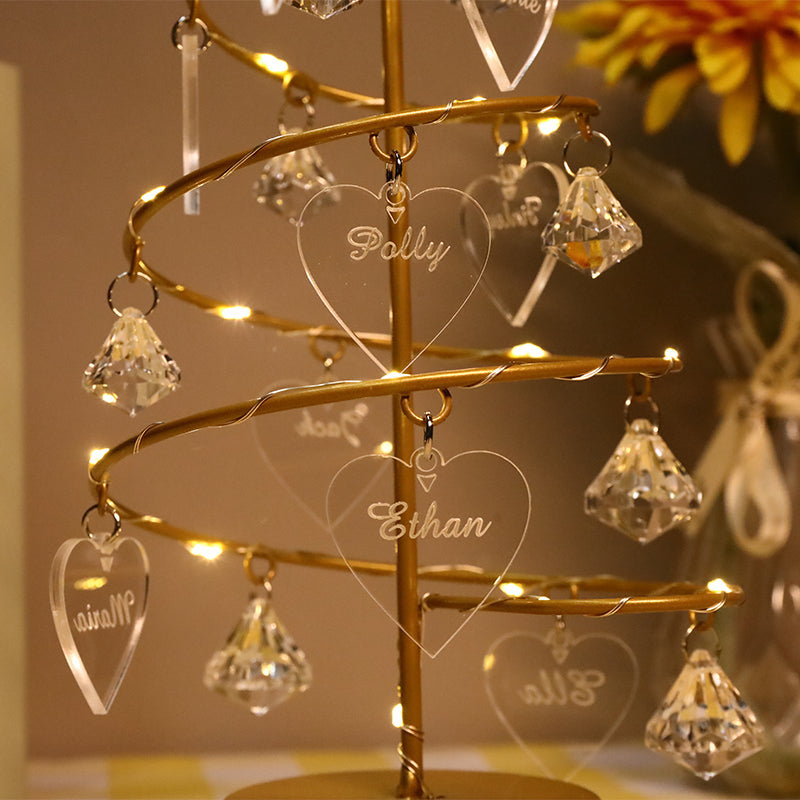 Árbol de Recuerdos Navideños - Estilo Festivo y Personalización Exclusiva
