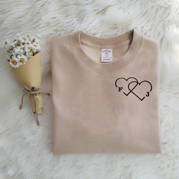 Sweat « Love » Personnalisé avec Photo | L'Amour en Traits Uniques