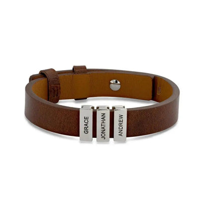 Pulsera Masculina con Nombres Grabados™