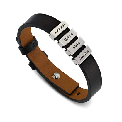 Pulsera Masculina con Nombres Grabados™