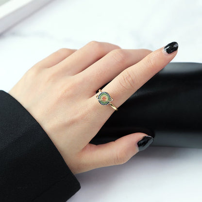 Anillo de ansiedad de planeta giratorio