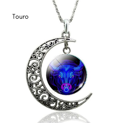 Collar Luna Creciente de Constelación Estelar