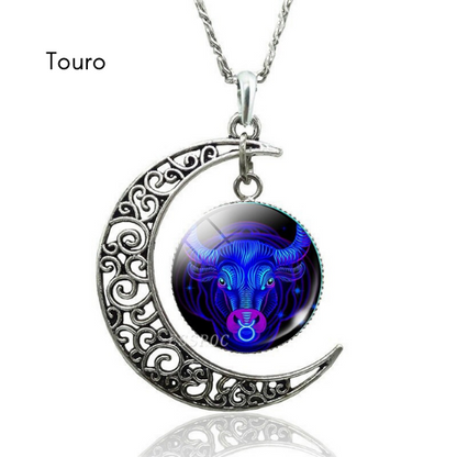 Collar Luna Creciente de Constelación Estelar
