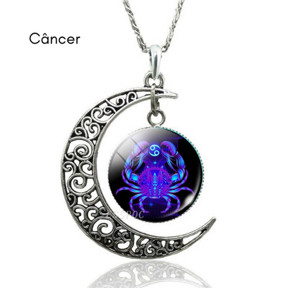 Collar Luna Creciente de Constelación Estelar
