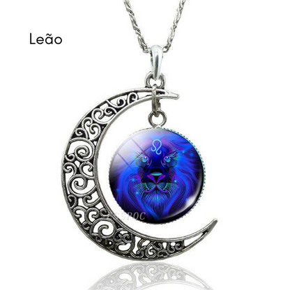 Collar Luna Creciente de Constelación Estelar