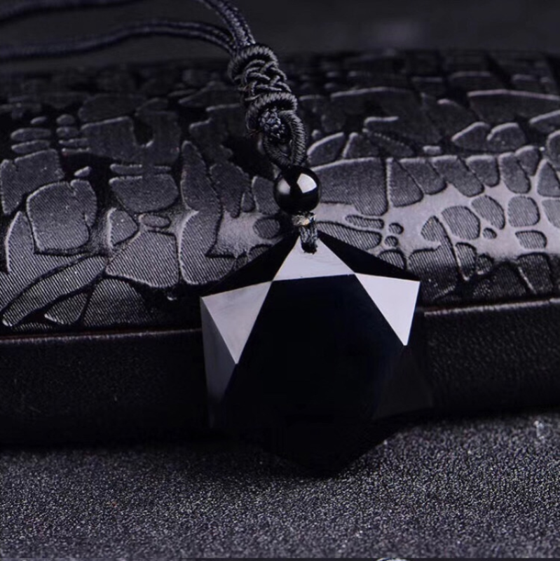 Collar de Obsidiana Negra - Fuerza y Protección