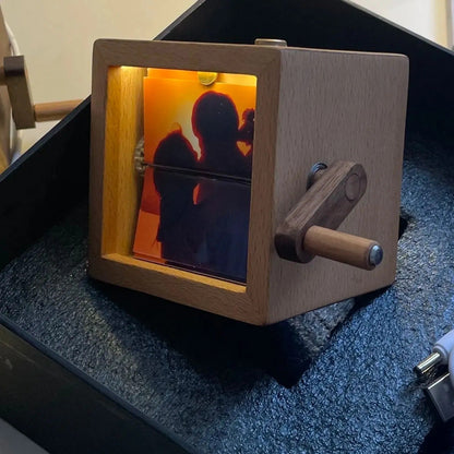 Marco de fotos Flipbook personalizado con luz