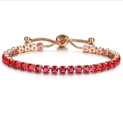Pulseira De Zircônia Cúbica De Luxo