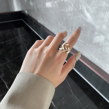 Anillo Hojas
