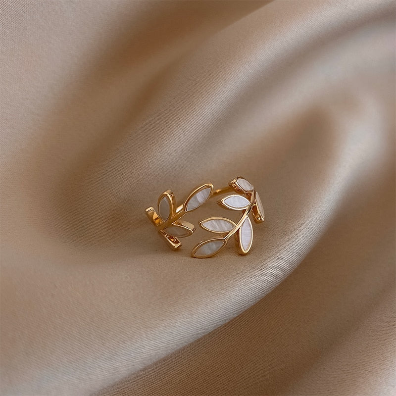 Anillo Hojas