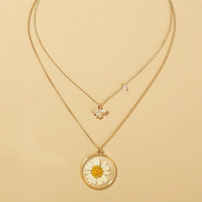 Colgante Abeja con Flor