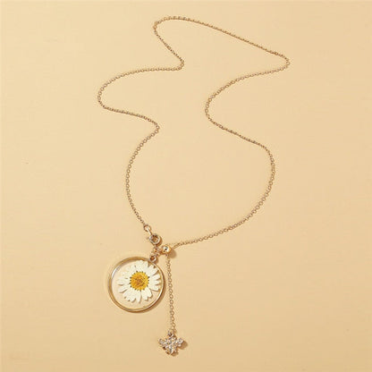 Colgante Abeja con Flor