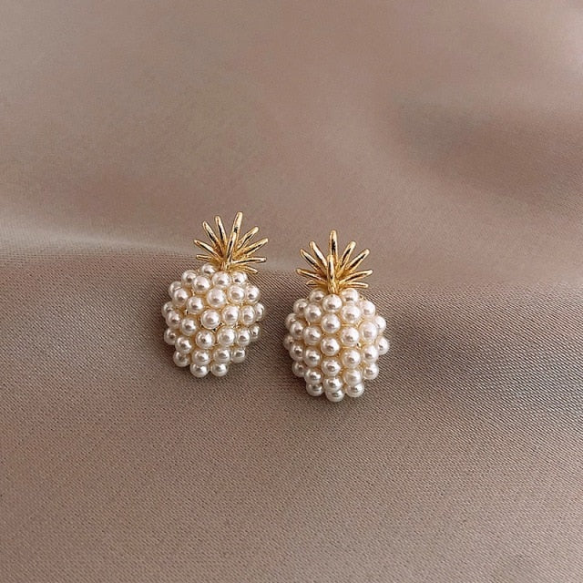 Pendiente de Perlas Piña