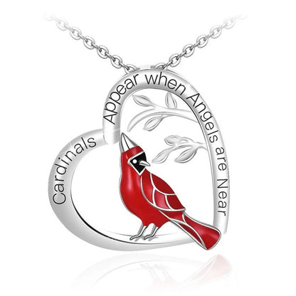 Collar con colgante de corazón Cardinal